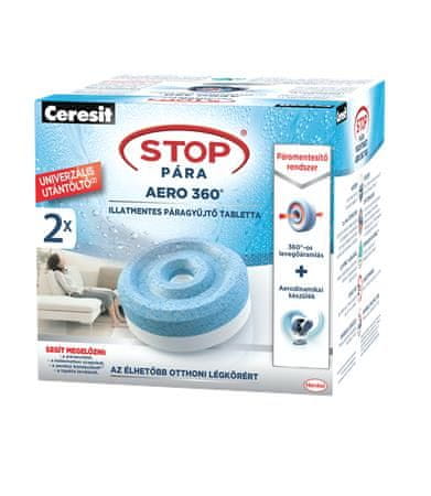 Henkel Ceresit Stop vlhkosti AERO 360 ° tablety, 2 x 450g, 2259609/1903157