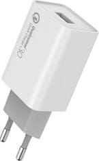 ColorWay 1x USB/ sieťová nabíjačka/ 18W/ 100V-240V