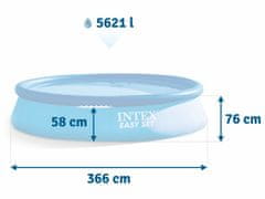 Intex Bazén 3,66 x 0,76 m bez príslušenstva