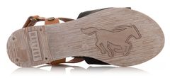 Mustang Dámske sandále 1388-808-009 schwarz (Veľkosť 38)