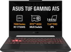 ASUS TUF Gaming A15 (2023) (FA507NU-LP045W), šedá