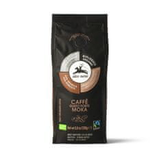 Talianska organická mletá káva Moka 60% Arabica / 40% Robusta BIO Fair Trade "Caffe Gusto Forte Moka | Pražená a mletá káva" 250g Alce Nero
