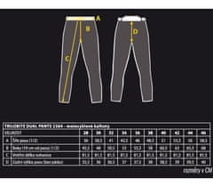 TRILOBITE Kalhoty na moto Dual 2.0 pants 2in1 black vel. 38