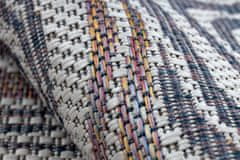 Dywany Łuszczów Kusový koberec Sion Sisal Waves 2836 ecru/blue/pink – na von aj na doma 80x150