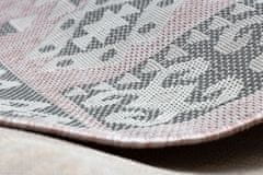Dywany Łuszczów Kusový koberec Sion Sisal Aztec 3007 pink/ecru – na von aj na doma 80x150