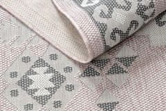 Dywany Łuszczów Kusový koberec Sion Sisal Aztec 3007 pink/ecru – na von aj na doma 80x150