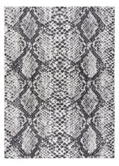 Dywany Łuszczów Kusový koberec Sion Sisal Snake`s skin 22162 ecru/black – na von aj na doma 80x150
