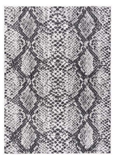 Dywany Łuszczów Kusový koberec Sion Sisal Snake`s skin 22162 ecru/black – na von aj na doma