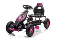 Lean-toys Pedálová motokára G18 Pink