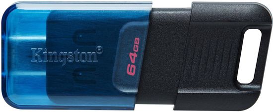 Kingston DataTraveler 80 M - 64GB (DT80M/64GB), modrá