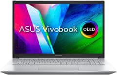ASUS Vivobook Pro 15 OLED (M3500, AMD Ryzen 5000 saries) (M3500QC-OLED529W), strieborná