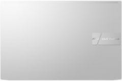 ASUS Vivobook Pro 15 OLED (M3500, AMD Ryzen 5000 saries) (M3500QC-OLED529W), strieborná