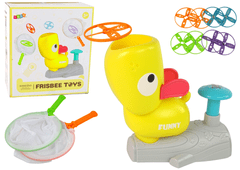 Lean-toys Arkádová hra Catch Frisbee Duck Catapult