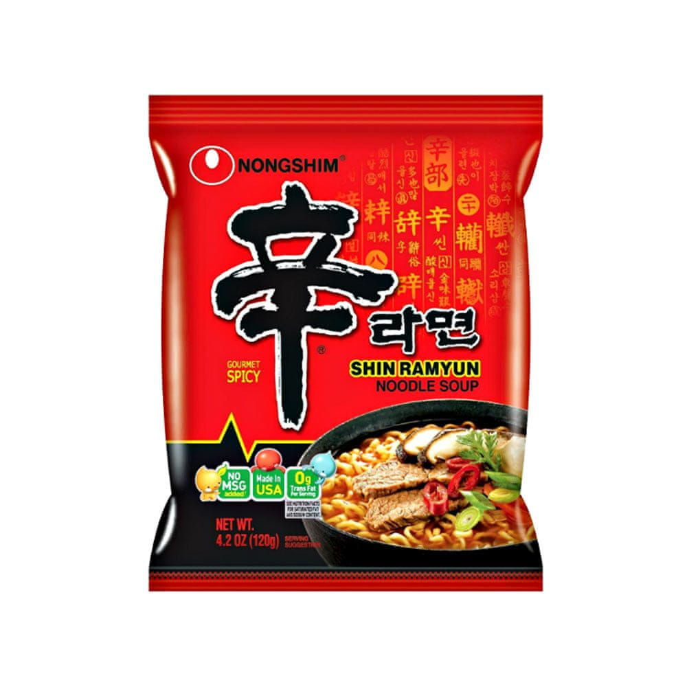 Nongshim Shin Ramyun | Kórejská extra pikantná instantná polievka 120g NONGSHIM