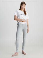 Calvin Klein Calvin Klein sivé nohavice Legging Pant s bielou širokou gumou L