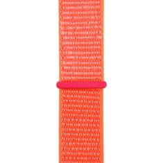 Strapado Sport Loop Nylon pro Apple Watch Barva: Černo oranžová, Šířka hodinek: 38/40/41 mm, Délka: S/M