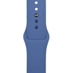 Strapado Silikonový řemínek pro Apple Watch Barva: Modrá, Šířka hodinek: 38/40/41 mm, Délka: M/L