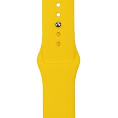 Strapado Silikonový řemínek pro Apple Watch Barva: Žlutá, Šířka hodinek: 38/40/41 mm, Délka: M/L