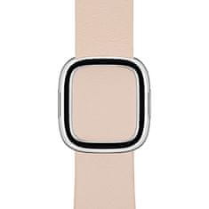 Strapado Kožený řemínek s moderní přezkou pro Apple Watch Barva: Hnědá, Šířka hodinek: 42/44/45 mm, Délka: S/M