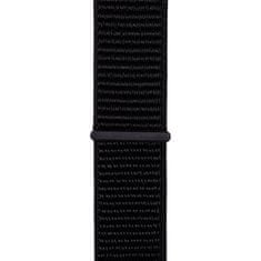 Strapado Sport Loop Nylon pro Apple Watch Barva: Černo oranžová, Šířka hodinek: 38/40/41 mm, Délka: S/M