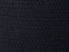 Beliani Sada 2 bavlnených košíkov čierna PANJGUR