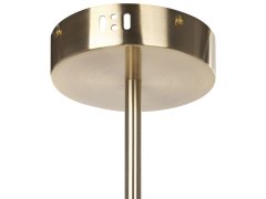 Beliani Závesná lampa so 4 svietidlami zlatá BANDON