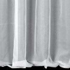 Dimex Dimex, Hotové záclony s riasiacou páskou - Voál standard biely, 270 cm, š. 3 m x d. 2,7 m