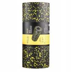Masážny valček EPP 33 cm (Foam Roller), čierna a žltá