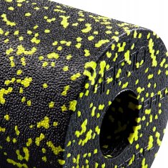 Masážny valček EPP 33 cm (Foam Roller), čierna a žltá
