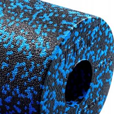 4FIZJO Masážny valček EPP 45 cm (Foam Roller), čierna a modrá