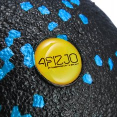 4FIZJO Masážna loptička EPP 8 cm Lacrosse Ball, čierna a modrá