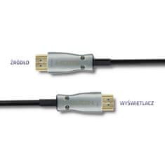 Qoltec HDMI kábel v.2.0 A samec | A samec | AOC | 20m