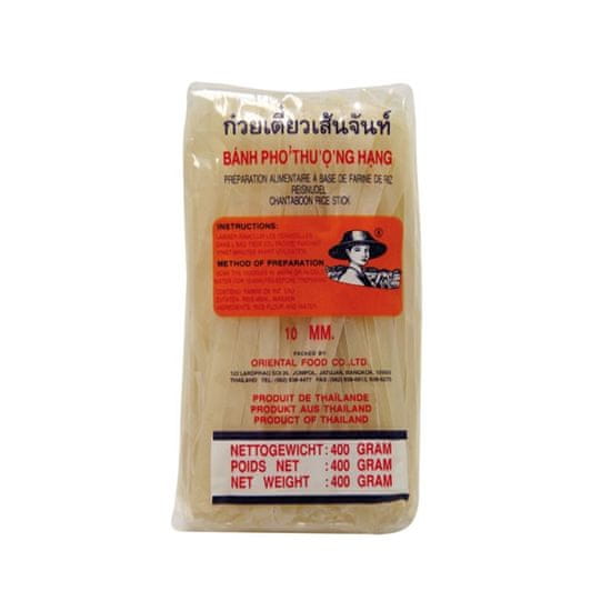 Farmer Brand Thajské ryžové rezance 10 mm "Ryžové tyčinky 10 mm" 400g Farmer Brand
