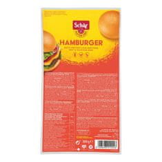 Schär Bezlepkové žemle na hamburgery "Gluten Free Hamburger | Soft & Delicious Buns" (4x75g) 300g Schar [Krajina pôvodu: Taliansko].