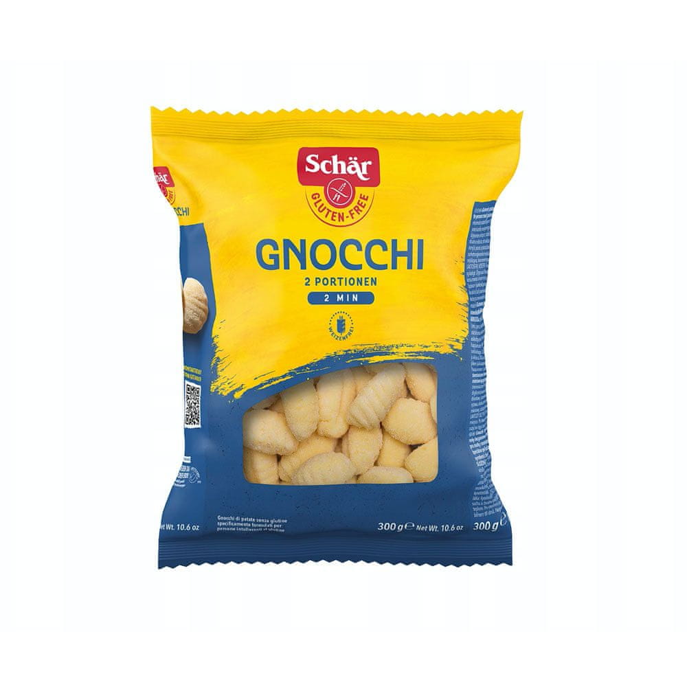 Schär Bezlepkové cestoviny Gnocchi / taliansky kôpor [2 porcie] "Gluten Free Gnocchi" 300g Schar [Krajina pôvodu: Taliansko].