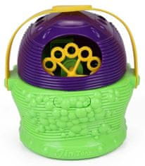 KECJA Farebný stroj na mydlové bubliny + 2x plnička bublín