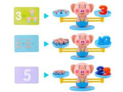 KECJA Hra na učenie počítania - Piggy Balance Scales - Piggy Balance