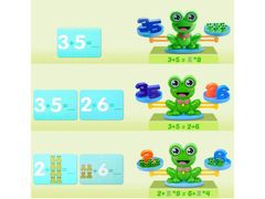 KECJA Hra na učenie počítania - Frog Balance Shuffleboard - Frog Balance