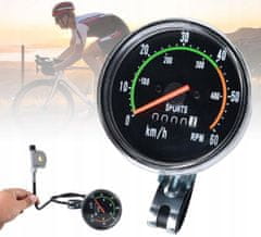 Alum online Mechanický retro tachometer pre bicykle