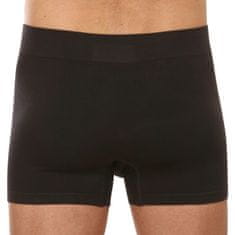 Gino Pánske boxerky bezšvové bambusové čierne (54005) - veľkosť XL