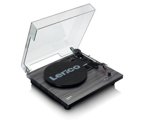 LENCO LS 10 - black, Gramofón s vstavanými reproduktormi