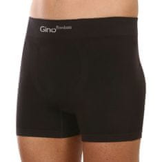 Gino Pánske boxerky bezšvové bambusové čierne (54004) - veľkosť L