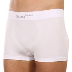 Gino Pánske boxerky bezšvové bambusové biele (53004) - veľkosť L