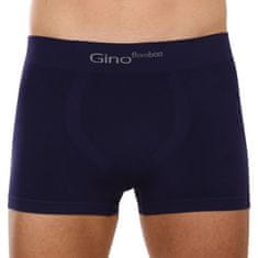 Gino Pánske boxerky bezšvové bambusové modré (53004) - veľkosť M