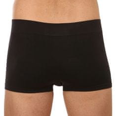 Gino Pánske boxerky bezšvové bambusové čierne (53005) - veľkosť XL