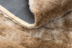 Dywany Łuszczów Kusový koberec Flim 008-B1 Circles beige 80x150