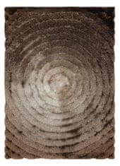 Dywany Łuszczów Kusový koberec Flim 008-B7 Circles brown 80x150