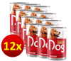 Golden Dog konzerva s hovädzím mäsom a vitamínmi A,E,D3 12 x 1240g