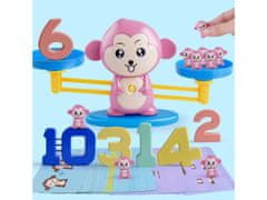KECJA Hra na učenie počítania - Monkey Balance Shuffleboard - Monkey Balance