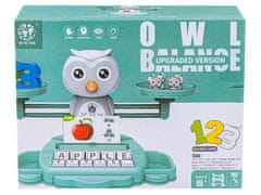 KECJA Hra na učenie čísel a anglických fráz - Shovel Balance Owl Balance
